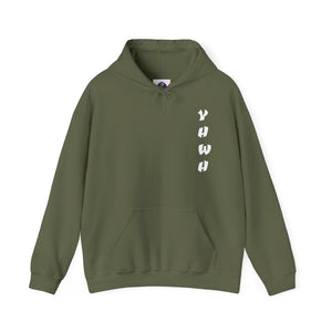 YHWH Unisex Heavy Blend™ Hooded Sweatshirt - 'This Way Up' Inspirational Design