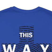 Carica l&#39;immagine nel visualizzatore di Gallery, THIS WAY UP Back Logo Unisex Jersey Short Sleeve Tee