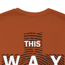 Carica l&#39;immagine nel visualizzatore di Gallery, THIS WAY UP Back Logo Unisex Jersey Short Sleeve Tee