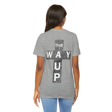 Carica l&#39;immagine nel visualizzatore di Gallery, THIS WAY UP Back Logo Unisex Jersey Short Sleeve Tee