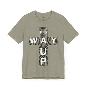 THIS WAY UP Front Logo Unisex Jersey Short Sleeve Tee