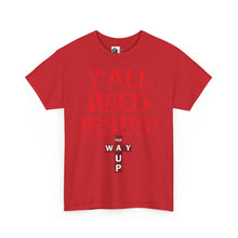 Load image into Gallery viewer, Y&#39;all Need Jesus Unisex Tee - Casual Graphic Shirt, Faith-Based Apparel, Gift for Believers, Church Events, Christian Wear