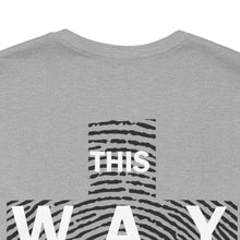 Carica l&#39;immagine nel visualizzatore di Gallery, THIS WAY UP Back Logo Unisex Jersey Short Sleeve Tee