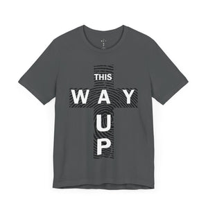 THIS WAY UP Front Logo Unisex Jersey Short Sleeve Tee