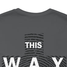 Carica l&#39;immagine nel visualizzatore di Gallery, THIS WAY UP Back Logo Unisex Jersey Short Sleeve Tee