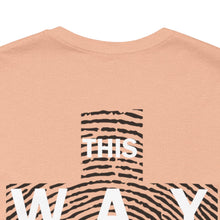 Carica l&#39;immagine nel visualizzatore di Gallery, THIS WAY UP Back Logo Unisex Jersey Short Sleeve Tee