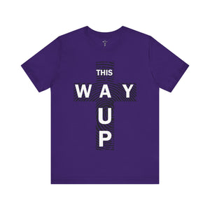 THIS WAY UP Front Logo Unisex Jersey Short Sleeve Tee