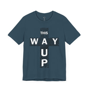 THIS WAY UP Front Logo Unisex Jersey Short Sleeve Tee