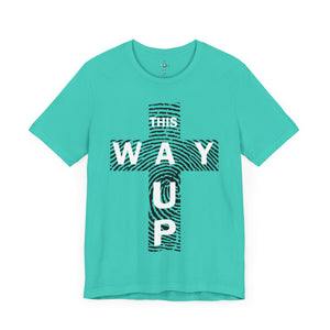 THIS WAY UP Front Logo Unisex Jersey Short Sleeve Tee