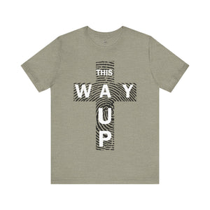 THIS WAY UP Front Logo Unisex Jersey Short Sleeve Tee