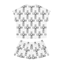Carica l&#39;immagine nel visualizzatore di Gallery, THIS WAY UP Logo Print Women&#39;s Short Pajama Set (AOP)