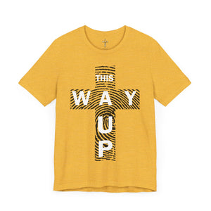 THIS WAY UP Front Logo Unisex Jersey Short Sleeve Tee