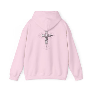 YHWH Unisex Heavy Blend™ Hooded Sweatshirt - 'This Way Up' Inspirational Design