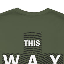 Carica l&#39;immagine nel visualizzatore di Gallery, THIS WAY UP Back Logo Unisex Jersey Short Sleeve Tee