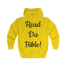 Carica l&#39;immagine nel visualizzatore di Gallery, &quot;READ DA BIBLE!&quot; Unisex Full Zip Hoodie