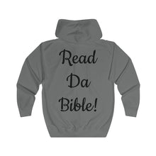 Carica l&#39;immagine nel visualizzatore di Gallery, &quot;READ DA BIBLE!&quot; Unisex Full Zip Hoodie
