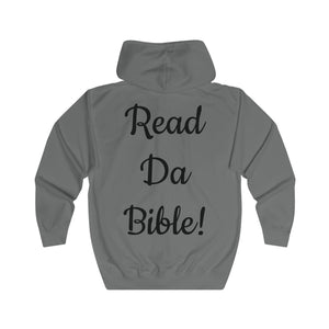 "READ DA BIBLE!" Unisex Full Zip Hoodie