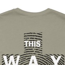 Carica l&#39;immagine nel visualizzatore di Gallery, THIS WAY UP Back Logo Unisex Jersey Short Sleeve Tee