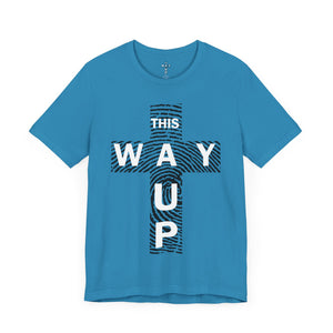 THIS WAY UP Front Logo Unisex Jersey Short Sleeve Tee