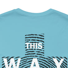 Carica l&#39;immagine nel visualizzatore di Gallery, THIS WAY UP Back Logo Unisex Jersey Short Sleeve Tee
