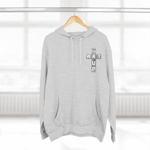 THIS WAY UP Logo Three-Panel Fleece Hoodie
