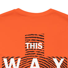 Carica l&#39;immagine nel visualizzatore di Gallery, THIS WAY UP Back Logo Unisex Jersey Short Sleeve Tee