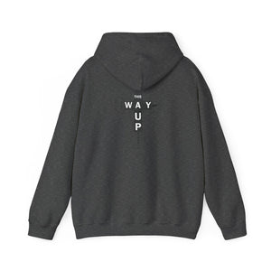 YHWH Unisex Heavy Blend™ Hooded Sweatshirt - 'This Way Up' Inspirational Design