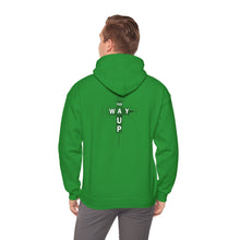 Carica l&#39;immagine nel visualizzatore di Gallery, YHWH Unisex Heavy Blend™ Hooded Sweatshirt - &#39;This Way Up&#39; Inspirational Design