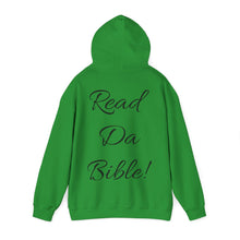 Load image into Gallery viewer, &quot;READ DA BIBLE!&quot; Unisex Heavy Blend™ Hooded Sweatshirt