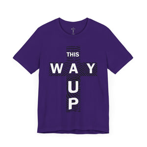 THIS WAY UP Front Logo Unisex Jersey Short Sleeve Tee