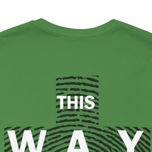 Carica l&#39;immagine nel visualizzatore di Gallery, THIS WAY UP Back Logo Unisex Jersey Short Sleeve Tee