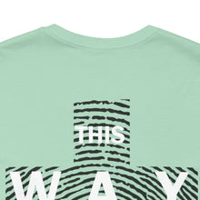Carica l&#39;immagine nel visualizzatore di Gallery, THIS WAY UP Back Logo Unisex Jersey Short Sleeve Tee