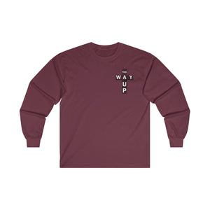 THIS WAY UP Logo Unisex Ultra Cotton Long Sleeve Tee