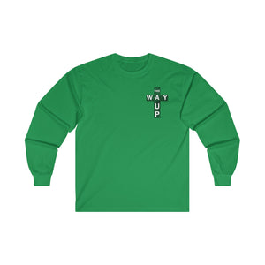 THIS WAY UP Logo Unisex Ultra Cotton Long Sleeve Tee