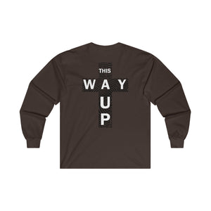 THIS WAY UP Logo Unisex Ultra Cotton Long Sleeve Tee