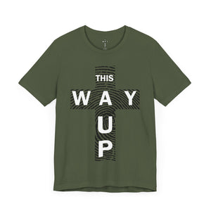 THIS WAY UP Front Logo Unisex Jersey Short Sleeve Tee