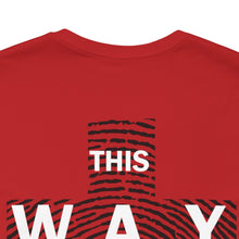 Carica l&#39;immagine nel visualizzatore di Gallery, THIS WAY UP Back Logo Unisex Jersey Short Sleeve Tee