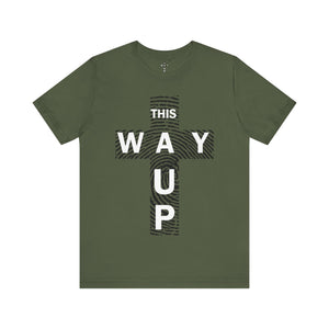 THIS WAY UP Front Logo Unisex Jersey Short Sleeve Tee