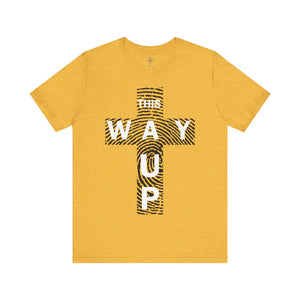 THIS WAY UP Front Logo Unisex Jersey Short Sleeve Tee