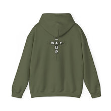 Load image into Gallery viewer, YHWH Unisex Heavy Blend™ Hooded Sweatshirt - &#39;This Way Up&#39; Inspirational Design