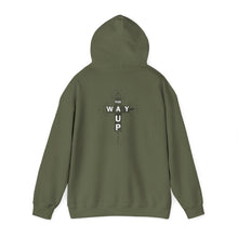 Load image into Gallery viewer, YHWH Unisex Heavy Blend™ Hooded Sweatshirt - &#39;This Way Up&#39; Inspirational Design