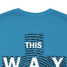 Carica l&#39;immagine nel visualizzatore di Gallery, THIS WAY UP Back Logo Unisex Jersey Short Sleeve Tee
