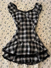 Load image into Gallery viewer, K-Pop Style Harajuku Lattice Vintage Sleeveless Gothic Punk Summer Dresses