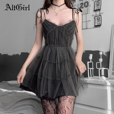 AltGirl Dark Gothic Elegant Dress